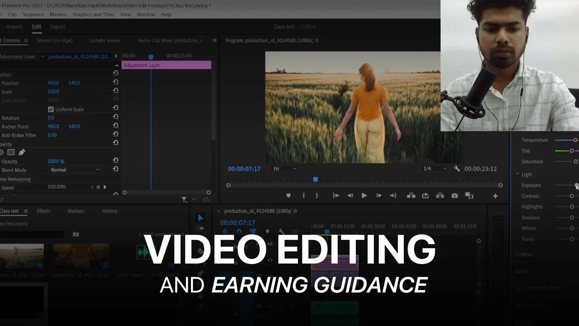 Video Editing and Earning Guidance