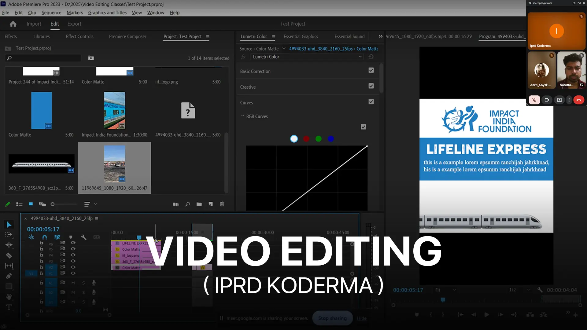 Video Editing Classes